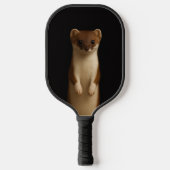 Black 4 Luxe Pickleball Paddle, Elegant Weasel Pickleball Paddle (Voorkant)