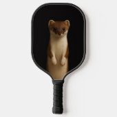 Black 4 Luxe Pickleball Paddle, Elegant Weasel Pickleball Paddle (Achterkant)