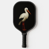 Black 4 Luxe Pickleball Paddle, Graceful Stork Pickleball Paddle (Achterkant)