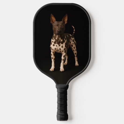 Black 4 Luxe Pickleball Paddle, Hairless Terrier Paddle (Voorkant)