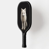 Black 4 Luxe Pickleball Paddle, Ivory Arctic Fox Paddle (Links)