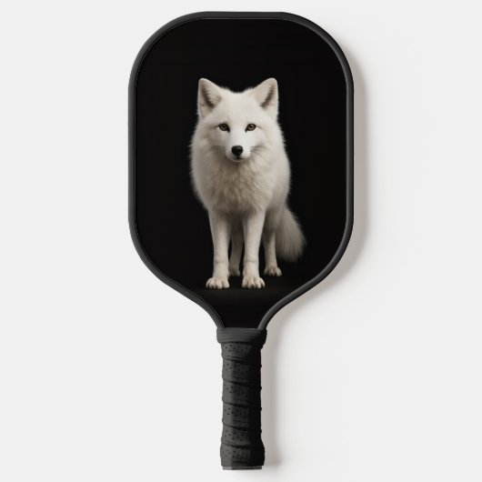 Black 4 Luxe Pickleball Paddle, Ivory Arctic Fox Pickleball Paddle (Voorkant)