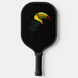 Black 4 Luxe Pickleball Paddle, Keel Billed Tucan Pickleball Paddle