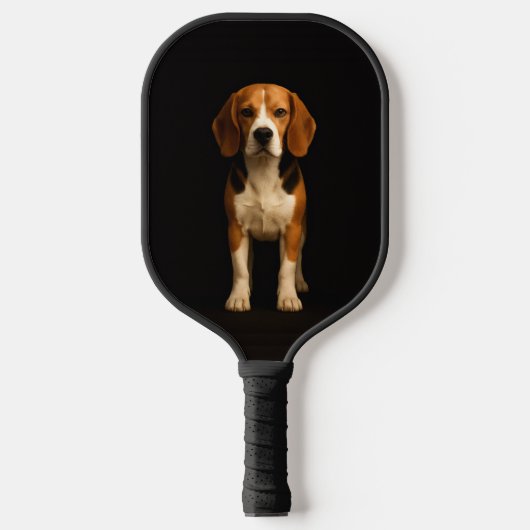 Black 4 Luxe Pickleball Paddle, Kind Beagle Pickleball Paddle (Voorkant)