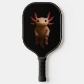 Black 4 Luxe Pickleball Paddle, Mexican Axolotl Pickleball Paddle (Voorkant)