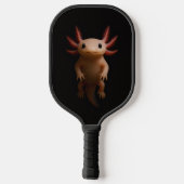 Black 4 Luxe Pickleball Paddle, Mexican Axolotl Pickleball Paddle (Achterkant)