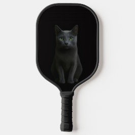 Black 4 Luxe Pickleball Paddle, Russian Blue Cat Pickleball Paddle