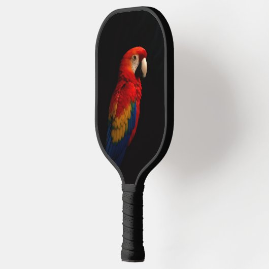 Black 4 Luxe Pickleball Paddle, Scarlet Parrot Paddle (Links)