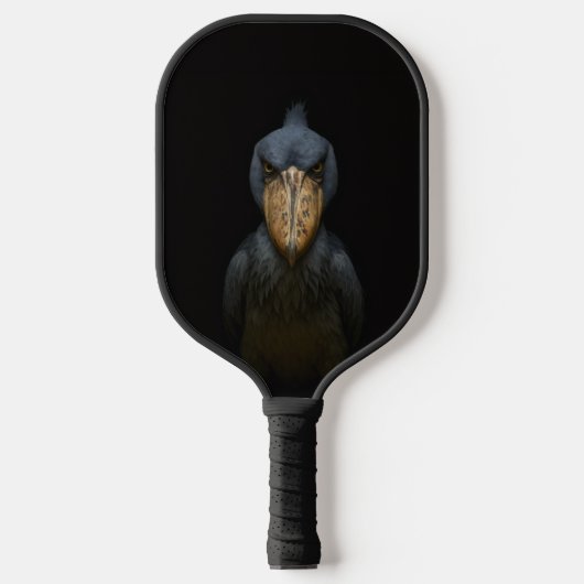 Black 4 Luxe Pickleball Paddle, Shoebill Bird Pickleball Paddle (Voorkant)