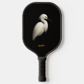 Black 4 Luxe Pickleball Paddle, Snowy Egret Pickleball Paddle (Voorkant)