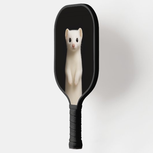 Black 4 Luxe Pickleball Paddle, Stylish Ermine Pickleball Paddle (Links)