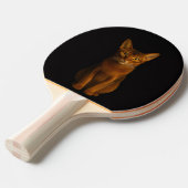 Black 4 Luxe ping pong paddle, Abyssinian Beauty Tafeltennisbatje (Voorkant Gekanteld)