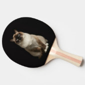 Black 4 Luxe ping pong paddle, Birmanese Cat Tafeltennisbatje (Zijkant)