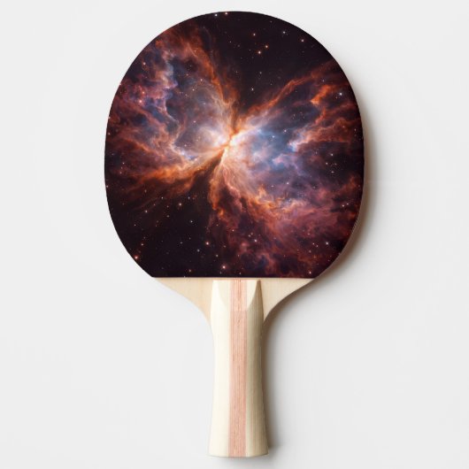 Black 4 Luxe ping pong paddle, Butterfly Nebula Tafeltennisbatje (Voorkant)