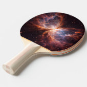 Black 4 Luxe ping pong paddle, Butterfly Nebula Tafeltennisbatje (Voorkant Gekanteld)