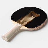 Black 4 Luxe ping pong paddle, Elegant Weasel Tafeltennisbatje (Voorkant Gekanteld)