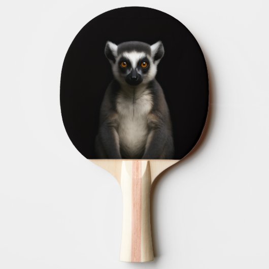 Black 4 Luxe ping pong paddle, Gentle Lemur Tafeltennisbatje (Achterkant)