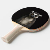 Black 4 Luxe ping pong paddle, Gentle Lemur Tafeltennisbatje (Voorkant Gekanteld)