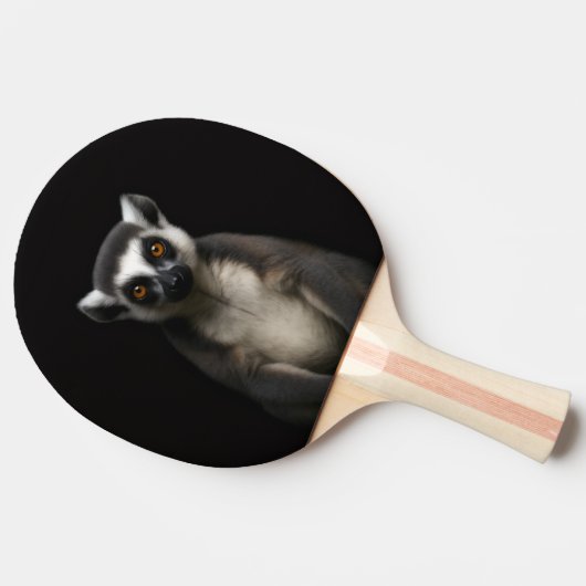 Black 4 Luxe ping pong paddle, Gentle Lemur Tafeltennisbatje (Zijkant)