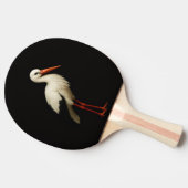Black 4 Luxe ping pong paddle, Graceful Stork Tafeltennisbatje (Zijkant)