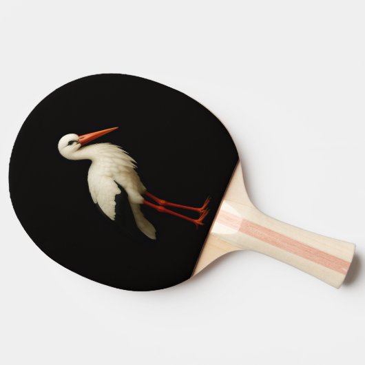 Black 4 Luxe ping pong paddle, Graceful Stork Tafeltennisbatje (Zijkant)