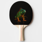 Black 4 Luxe ping pong paddle, Green Iguana Tafeltennisbatje (Voorkant)