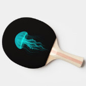 Black 4 Luxe ping pong paddle, Green Jellyfish Tafeltennisbatje (Zijkant)