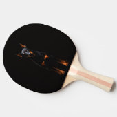 Black 4 Luxe ping pong paddle, Guardian Doberman Tafeltennisbatje (Zijkant)
