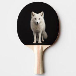 Black 4 Luxe ping pong paddle, Ivory Arctic Fox Tafeltennisbatje