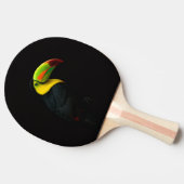 Black 4 Luxe ping pong paddle, Keel Billed Tucan Tafeltennisbatje (Zijkant)