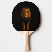 Black 4 Luxe ping pong paddle, Majestic Lion Tafeltennisbatje (Voorkant)