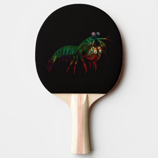 Black 4 Luxe ping pong paddle, Mantis Shrimp Tafeltennisbatje (Achterkant)