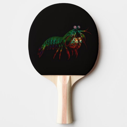 Black 4 Luxe ping pong paddle, Mantis Shrimp Tafeltennisbatje (Voorkant)