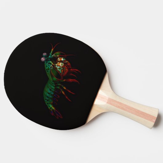 Black 4 Luxe ping pong paddle, Mantis Shrimp Tafeltennisbatje (Zijkant)