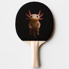 Black 4 Luxe ping pong paddle, Mexican Axolotl Tafeltennisbatje