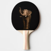 Black 4 Luxe ping pong paddle, Mighty Elephant Tafeltennisbatje (Voorkant)