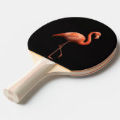 Black 4 Luxe ping pong paddle, Pink Flamingo Tafeltennisbatje (Voorkant Gekanteld)