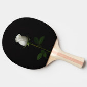Black 4 Luxe ping pong paddle, Pure White Rose Tafeltennisbatje (Zijkant)