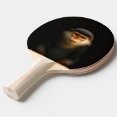Black 4 Luxe ping pong paddle, Red Douc Langur Tafeltennisbatje (Voorkant Gekanteld)