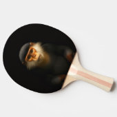 Black 4 Luxe ping pong paddle, Red Douc Langur Tafeltennisbatje (Zijkant)