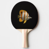 Black 4 Luxe ping pong paddle, Reef Butterflyfish Tafeltennisbatje (Voorkant)