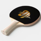 Black 4 Luxe ping pong paddle, Reef Butterflyfish Tafeltennisbatje (Voorkant Gekanteld)