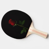 Black 4 Luxe ping pong paddle, Velvet Red Rose Tafeltennisbatje (Zijkant)