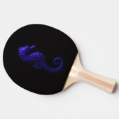 Black 4 Luxe ping pong paddle, Violet Seahorse Tafeltennisbatje (Zijkant)