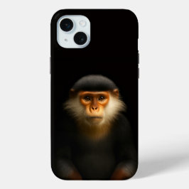 Black 4 Luxe, Red Douc Langur iPhone 15 Mini Hoesje