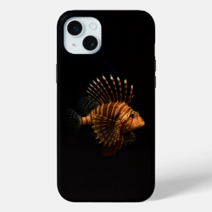 Black 4 Luxe, Rode Lionfish iPhone 15 Plus Mini Hoesje