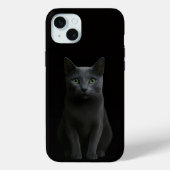 Black 4 Luxe, Russian Blue Cat Case-Mate iPhone Case (Achterkant)