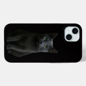 Black 4 Luxe, Russian Blue Cat Case-Mate iPhone Case (Achterkant (horizontaal))