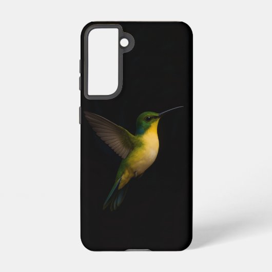 Black 4 Luxe Samsung Galaxy S21 Case, Flying Bird Hoesje (Achterkant)