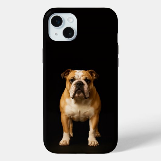 Black 4 Luxe, Stamina Bulldog iPhone 15 Plus Case-Mate iPhone Case (Achterkant)